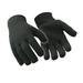 RefrigiWear Heavyweight Acrylic Loop Terry Knit Glove Liners Black (12 Pairs) (Small/Medium)