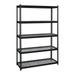 Iron Horse 2300 Riveted Wire Deck Shelving 5-Shelf 18Dx48Wx72H Black