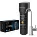 Waterdrop 10UB Under Sink Drinking Water Filtration System with Dedicated Brushed Nickel Faucet 8000 Gallons to Reduce Chlorine Heavy Metals USA Tech