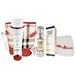 LINSAY UltraSonic Facial & Body cleansing Brush with Temperature control Super Bundle with Anti Age Serum USB Cable Headband and Bag