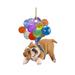 ã€–CFXNMZGRã€—Holiday Decor Dog Pendant Bostons Terriers Dog Fly With Bubbles Car Hanging Ornament