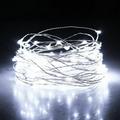 6.6ft 20LED Copper String Light Fairy Lights Cool White USB Operated Waterproof Copper Wire Lights Remote Control for Bedroom Yard Tapestry