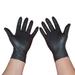 âœª 100pcs Waterproof Allergy Nitrile Cleaning Gloves Rip Resistant Free Disposable Black Laboratory Work Safety Gloves