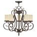 Livex Lighting - Millburn Manor - 5 Light Chandelier in French Country Style -