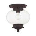 Livex Lighting - Harbor - 1 Light Flush Mount in Coastal Style - 9.5 Inches wide