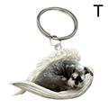 Cute Cat And Dog Car Accessories Pendant Angel Pen Holder Car Accessories Pendant Stationery Pendant Stationery Pendant D5K4