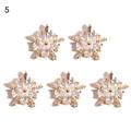 GROFRY Delicate Nail Art Ornament Exquisite Fine Workmanship Cubic Zirconia Delicate Multi-style Nail Decorate Stud for Home