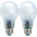 GE Lighting 64166 Reveal Bright from the Start CFL 20-Watt (75-watt replacement) A19 Light Bulb with Medium Base 2-Pack