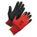 North by Honeywell NorthFlex Red Foamed PVC Palm Coated Gloves Large Red