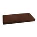 Humble and Haute Sunbrella Canvas Brown Indoor/ Outdoor Bench Cushion 55 to 60 57 in x 16 in