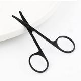 3 Pieces Nose Hair Scissors Rounded Tip Scissors Facial Hair Scissors Stainless Steel Blunt Tip Scissor for Eyebrows Nose Moustache Beard Grooming