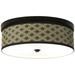 Giclee Glow Rustic Flora Giclee Energy Efficient Bronze Ceiling Light