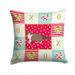 Ragdoll 1 Cat Love Fabric Decorative Pillow Red