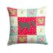 Nebelung 3 Cat Love Fabric Decorative Pillow Red