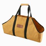 Heavy Duty Firewood Log Carrier Bag Canvas Waxed Wood Boat Bag Firewood Holder for Fireplaces Camping