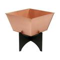 Achla FBC-54-11C Zaha I Planter with Flower Box Copper Plated