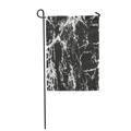 SIDONKU Marble Distressed Overlay of Cracked Concrete Stone Asphalt Abstract Garden Flag Decorative Flag House Banner 12x18 inch