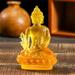 ã€–Yilirongyummã€— Home Decor For Healingtranslucen Tibetan Sitting Statue Buddha Buddha Statuethai Decoration & Hangs