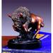 Treasure of Nature Buffalo Bronze Plated Resin Sculpture