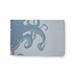 E by Design Gus Nautical Indoor/Outdoor Rug - Dusty Smoke - 2 x 3 ft.