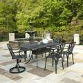 Homestyles Grenada Charcoal 7 Piece Outdoor Dining Set