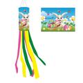 huntermoon Outdoor Wind Socks Windpipe Flags Easter Decoration Windsock Long For Outdoor Hanging Creative Festival Home Decorations