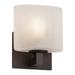 Justice Design Group Fsn-8931-30-Frcr Modular 1 Light 7-3/4 Tall Wall Sconce - Bronze