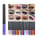 Matte Liquid Eyeliner 12 Colors Long Lasting Waterproof Smudge Resistant Professional Bright-colored Eyeliner Pen Set Eye Liner Makeup