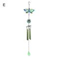 Grandest Birch Wind Chime Eye-catching Corrosion Resistant Metal Hummingbird Windbell Ornament Butterfly Dragonfly Wind Chime Deco