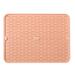 Silicone Dish Drying Mat for Multiple Usage Heat-resistant Silicone Mat for Kitchen Counter Refrigerator or Drawer liner 16x12