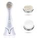 Lochas 3D Sonic Facial Cleansing Brush Face Massager Electric Facial Cleaner Brush Cleanser with 2 Magnetic Heads for Exfoliating Massaging and Deep Pore Cleansing