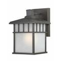 9117-34-Dolan Lighting-Barton 1-Light Outdoor Wall Lantern-Olde World Iron Finish