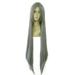 Unique Bargains Human Hair Wigs for Women Lady 39 Gray Wigs with Wig Cap