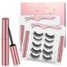 Cosprof Magnetic Eyelashes Natural Look 3D Magnetic False Eyelashes 10 Pairs Waterproof Magnetic lashes and 4 PCS Magnetic Eyeliner Kit with Tweezer No Glue Needed Magnetic Eyelashes Kit