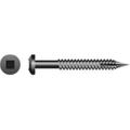 6-9 x 1.25 in. Face Framing No.7 Square Drive Pan Head Screws Coarse Thread Black Oxide Coated Box of 8 000