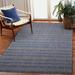 Liora Manne Avena Mosaic Stripe Indoor Outdoor Area Rug Denim