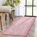 Well Woven Indoor/Outdoor Runner Rug 2 3 x 7 3 Celesine Fuchsia Persian Medallion