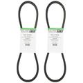 SureFit Engine To Transmission Drive Belts Replacement for Dixie Chopper 2006B39R V Super II Lawn Mowers 2 Pack
