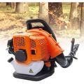 Miumaeov Backpack Leaf Blower 42.7cc 2 Stroke Backpack Blower Leaf Blower High Performance Gas Powered Commercial Electric Gasoline Blower Snow