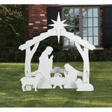 Outdoor White Nativity set - Large