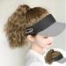 viviaBella Hat Wig Hat with Hair Ponytail Wig Baseball Cap with Hair Brown Long Wavy Hair Wig for Women