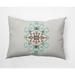 E by Design Southwest Medallion Indoor/Outdoor Lumbar Throw Pillow