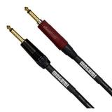 Mogami Platinum GUITAR-30 Instrument Cable 1/4 TS Male Plugs Gold Contacts Straight Connectors with silentPLUG 30 Foot.