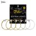 ZIKO DAG-010 Extra Light Acoustic Folk Guitar Strings High Carbon Steel Core Wire Brass Wound Corrosion Resistant 6 Strings Set for Beginner Daily Practice