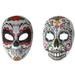 NUOLUX Masks Mexican Day The Dead Masquerade Costume Men Horror Skeleton Halloween Full Zombie Bone Dia De Los Muertos Face