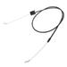 JUNTEX Lawn Mower Throttle Pull Engine Zone Control Cable With Z Shape Bend Garden Tool