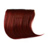 Wigs Pretty Girls Clip On Clip In Front Hair Bang Fringe Hair Extension Piece Thin Wig Wine Other