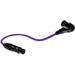 Coluber Cable Balanced XLR Cable Right Angle Male to Straight Female 6ft.