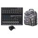 Mackie Mix12FX 12-Channel Compact Mixer w/ Effects+ CAMOPACK Carry Case