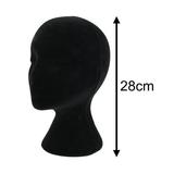 Walbest 2PCS 11 Foam Wig Head Tall Female Foam Mannequin Wig Stand and Holder for Style Model And Display Hair Hats and Hairpieces Mask - for Home Salon